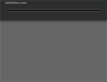 Tablet Screenshot of infokhitan.com